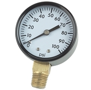 Little Giant 1/4" Pressure Gauge - Bottom Mount