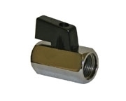 3/8" Mini Ball Air Valve (F/F)