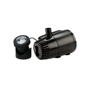 Aquanique Low Water Shut-off 419 GPH Fountain Pump with LED Light