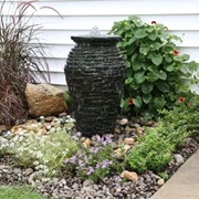 Aquascape Extra-Small Stacked Slate Urn - 24"