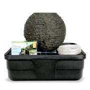 Aquascape Extra-Small Stacked Slate Sphere - 18" Fountain Kit 