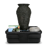 Aquascape Extra-Small Stacked Slate Urn - 24" Fountain Kit